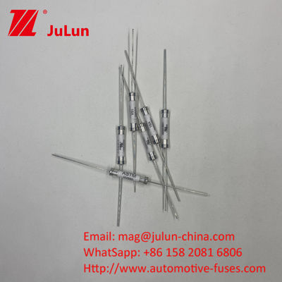 500VDC HV660 35A PCB-Hole/Fuse-Clamp Mount Fuse Otomotif dengan Keramik Tembaga Perak Kuarsa Pasir Emas