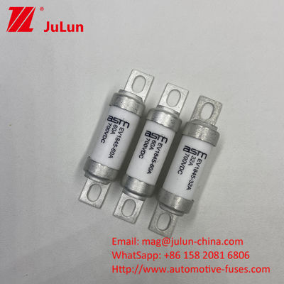 80A 700VDC M6 10kA Fuse Kapasitas Pemutus untuk DC Car Charging