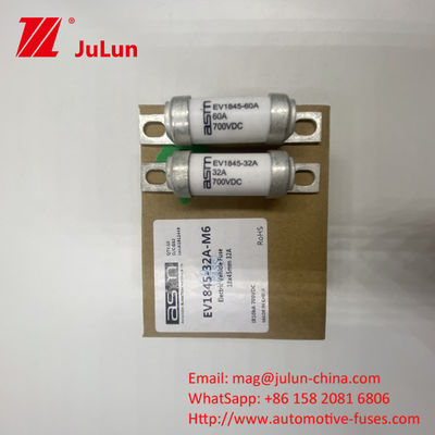 EV1845 20A 700VDC Bolt Fuse 5-150A untuk Kendaraan Listrik / HEV Screw Mount