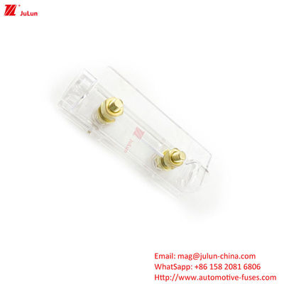 2 Pole Tembaga Kontak 30A-500A Auto Fuse Holder