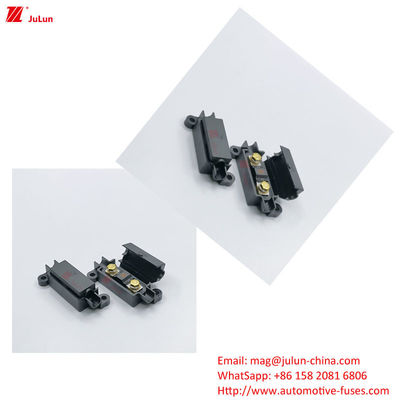 Kendaraan Listrik 30A-500A Otomotif Tembaga Kontak Plastik Fuse Holder
