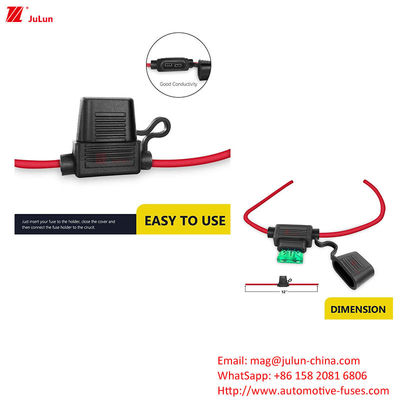 32V 80 Amp Pemegang Sekring Otomotif Perlindungan Sirkuit Elektronik Mobil