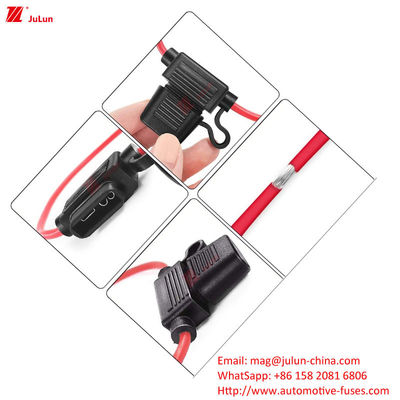 Mobil Nylon Fuse Holder Block Dengan Single / Dual Pole 30A-500A 32V