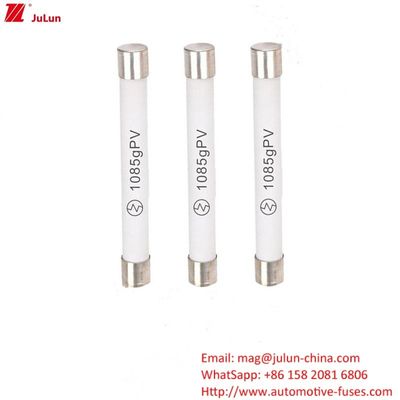 10x85mm 10A1500A Fuse Photovoltaic Voltage Score Fuse yang membatasi arus