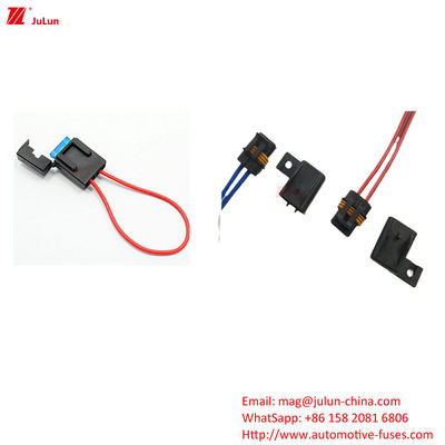 Eu UL30A-500A Pemegang Sekring Otomotif Tembaga Untuk Sekring Bolt / Bolt 32V Satu kutub Dua kutub