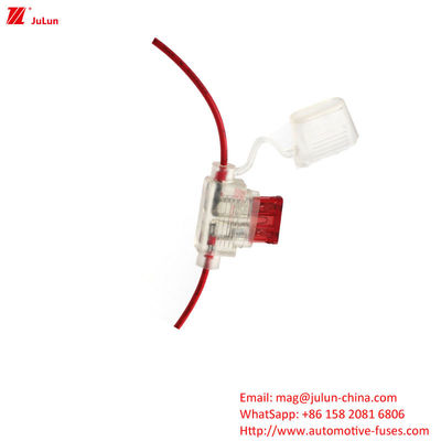 Eu UL Standard Fuse Holder / Box Ukuran Eksternal Pemutus Sirkuit Plastik / Nylon Housing Tegangan Nominasi Saat Ini 25A-80A 32V