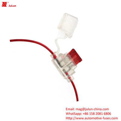 Eu UL Standard New Energy Vehicle Spare Parts Maintenance 32V Kendaraan Listrik Fuse Holder Plastik PVC Untuk Fuse Mobil