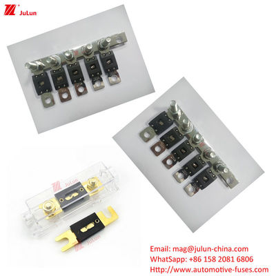 EU UL Pemegang Sekring Kontak Tembaga Otomotif Bolt / Bolt Fuse Type
