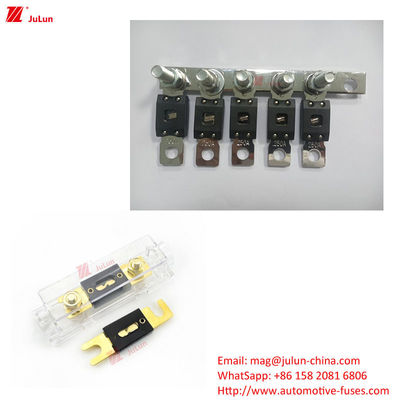 EU UL Standar Bipolar Circuit Breaker Plastik/Nylon Shell Fuse Holder Untuk Kendaraan Energi Baru/Bus/Kapal Perlindungan Sirkuit Elektronik