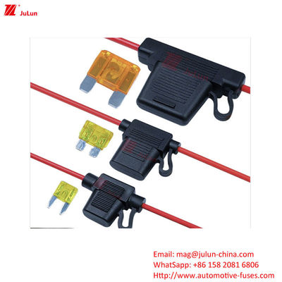 Eu UL Standard Automotive Spare Parts Fuse Holder/Box Plastic/Nylon Housing Material Nominal Voltage 32V Automotive/Electric Vehicle/Truck Rentang Aplikasi