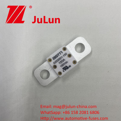 A202001-350A 150VDC Fuse Keramik Otomotif dengan Kapasitas Patah 20KA 100A 150A 200A