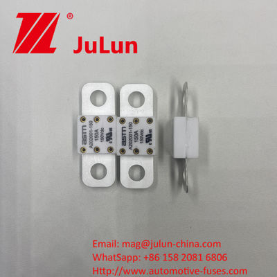 A202001-350A 150VDC Fuse Keramik Otomotif dengan Kapasitas Patah 20KA 100A 150A 200A