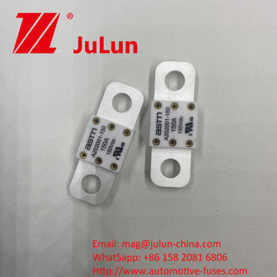 Sistem Listrik Kendaraan ASTM 20200-400A 150VDC dengan Sekring Keramik Otomotif Karakteristik Listrik 1.0 Dalam 4 Jam 3.0 Dalam 10s Max