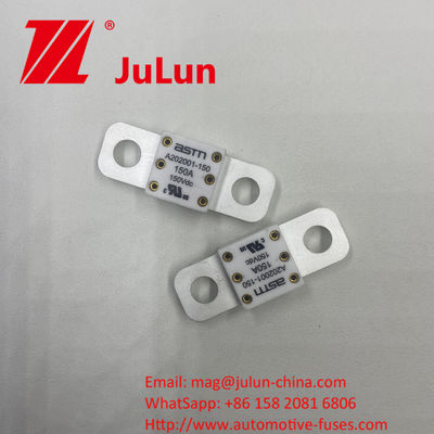 ASTM Listrik Saat ini 100A 150VDC A202001 Keramik Mobil Fuse untuk Kinerja yang tahan lama