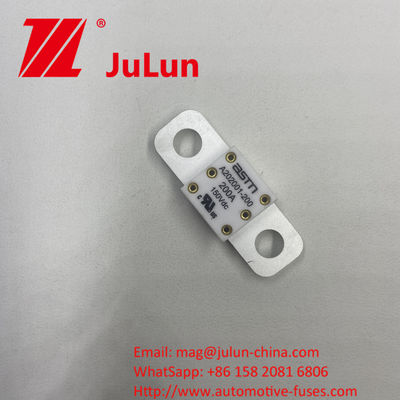 Fuse Otomotif Keramik Ukuran Kecil A202001-400A 125DC dengan Rating High Current dan Metode Pemasangan Bolt Screw untuk Perlindungan Sirkuit Singkat
