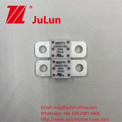 Top- Fuse Keramik Otomotif A202001-100A 150VDC untuk Car Charger Dan dll Keramik Tembaga Perak Kuarsa Pasir Emas 100A 150A 200A 250A 300A 350A 400A 500A