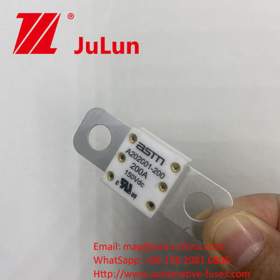 High Current Rating Ceramic Car Fuses A202001-150A ASTM untuk Perlindungan Sirkuit Singkat 100A 150A 200A 250A 300A 350A 400A 500A dan Ukuran Kecil
