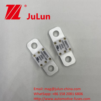 High Current Rating Ceramic Car Fuses A202001-150A ASTM untuk Perlindungan Sirkuit Singkat 100A 150A 200A 250A 300A 350A 400A 500A dan Ukuran Kecil