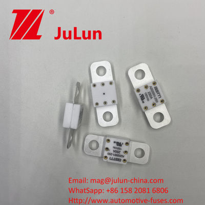 Sistem Traksi EV Keramik A202001 250A 150VDC Sekring dengan Kapasitas Patah Tinggi 400A 500A 16-20KA