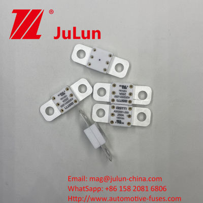 150VDC 500A A202001 Fuse Keramik Kendaraan Berkualitas ASTM dengan baterai penyimpanan energi mobil