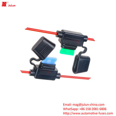 Plug In Low Voltage Fuse Holder Automobile Parts Untuk Mempertahankan 5A-100A