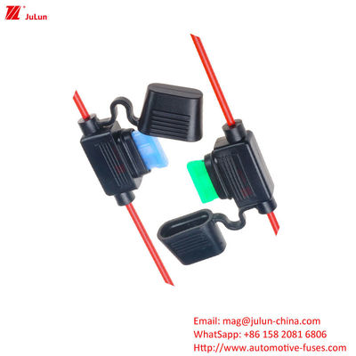 Kendaraan Listrik 30 Amp Mobil Fuse Holder Plastik / Nylon Housing
