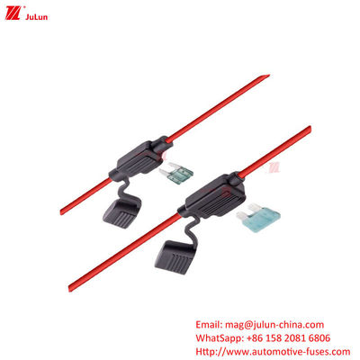 32V 58V 80V Copper Contact Car Fuse Holder Untuk Kendaraan Listrik
