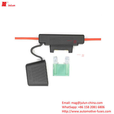 32V 58V 80V Copper Contact Car Fuse Holder Untuk Kendaraan Listrik
