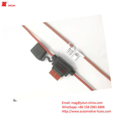 suku cadang otomotif Plastik / Nylon Shell Fuse Holder