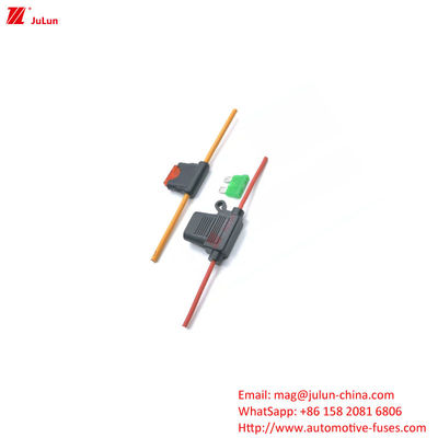 Bagian suku cadang mobil pemegang sekring / kotak dengan 5A-100A memegang arus sesuai dengan standar UL UE tegangan nominal 32V-58V-80V