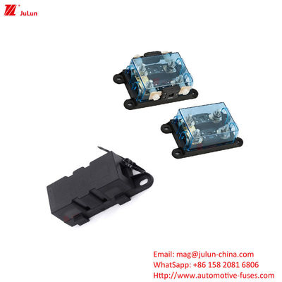 Pemasok Medium And Large Porous Plug Type Fuse Holder Untuk Fuse Mobil ANM Hitam Merah