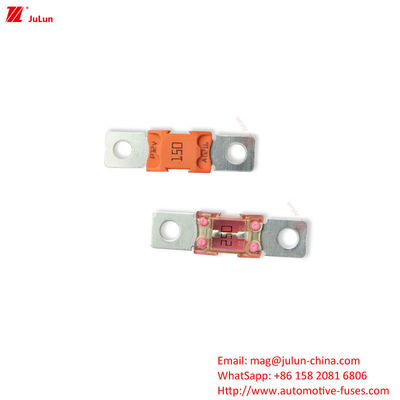 LittelFuse arus / tegangan nominal Fuse BF2 Bolt On Fuses transparent terlihat Housing untuk mudah deteksi