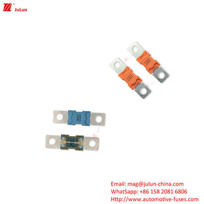 LittelFuse arus / tegangan nominal Fuse BF2 Bolt On Fuses transparent terlihat Housing untuk mudah deteksi
