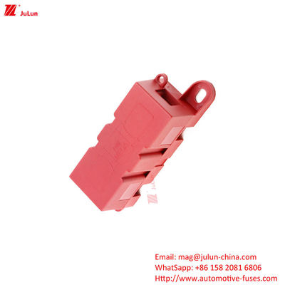 Kinerja Panas ANS Fuse Holder Untuk Peralatan Listrik Di Mobil Merah Dan Hitam Plastik Case Nylon