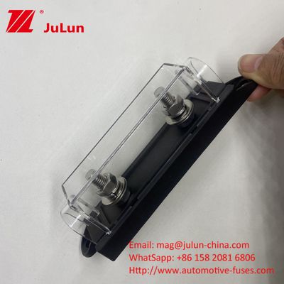 ANL Bolt Dust Proof Design Car Fuse Holder Hitam Biru Transparan Emas