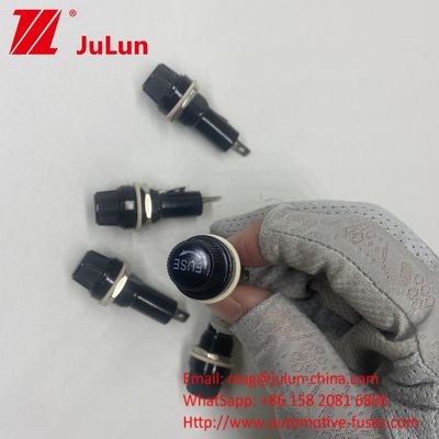 10A 250V AC 6*30 Bakelite Mini Fuse Holder Plug Banana Socket
