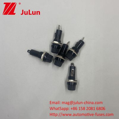 10A 250V AC 6*30 Bakelite Mini Fuse Holder Plug Banana Socket