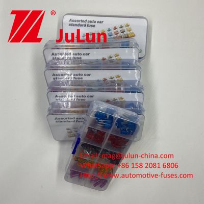 Mobil SUV 0287 0299 60A 32V Otomotif Elektronik Blade Mobil Fuse PA66 Kuningan