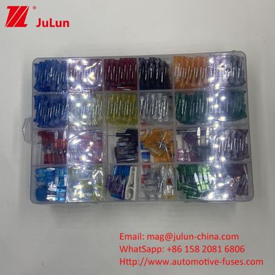 0299 Fuse Bilah Otomotif 15A 32V PA66 Kuningan Untuk Kotak Fuse Mobil Perlindungan Sirkuit