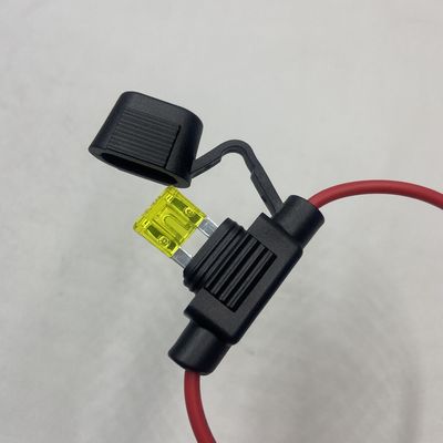 Pemegang sekring mobil untuk 12V 16AWG Waterproof Standar Pemegang sekring otomotif Wire Inline Fuse Holder Kabel