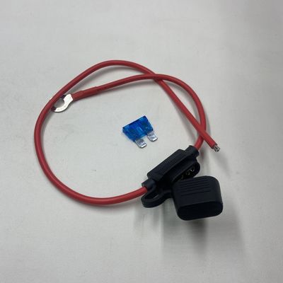 Pemegang sekring mobil untuk 12V 16AWG Waterproof Standar Pemegang sekring otomotif Wire Inline Fuse Holder Kabel