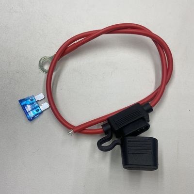 UL Waterproof Inline Blade Fuse Box Standard/Medium Plug in Car Fuse Holder dengan 22awg 20awg 18awg 16awg 14awg 12awg 10awg