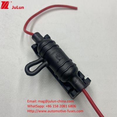 Dengan kabel kawat UL IP68 tahan air Inline Fuse Holder Fuse Components Untuk 5*20 6*32mm Glass Ceramic Fuses
