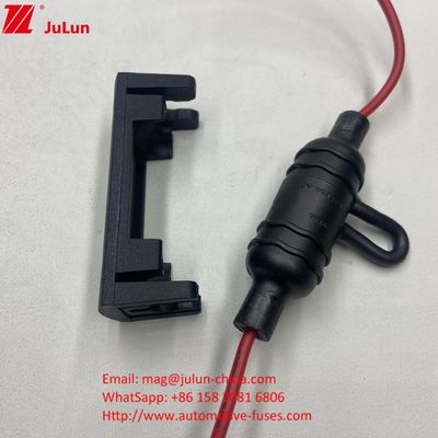 Dengan kabel kawat UL IP68 tahan air Inline Fuse Holder Fuse Components Untuk 5*20 6*32mm Glass Ceramic Fuses