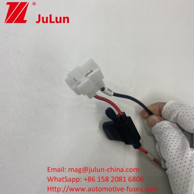 20A Power Battery Terminal Fuse holder dengan SAE ke konektor Spade Pigtail wanita