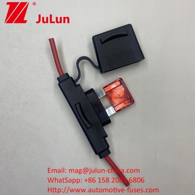 Fuse Holder, Fuse Blocks & Accessories Waterproof Inline Fuse Holder Maix Fuse 10AWG Wire UL1015 Untuk Otomotif Laut