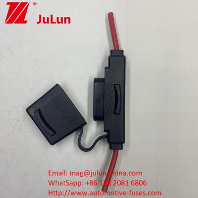 ATC/ATO Custom Inline Fuse Holder 14Awg 16Awg 18AWG 20AWG Kabel harness 80amp blade sekering otomotif sekering otomotif