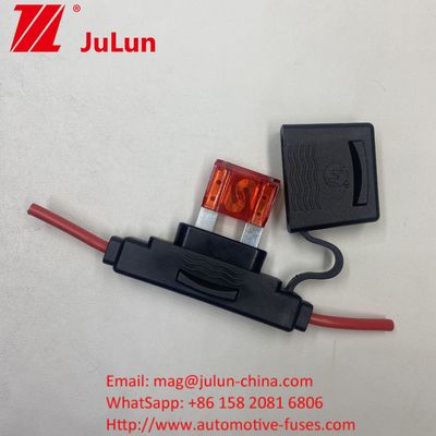 Pemegang sekring pisau otomotif dengan sekring untuk truk Mini Micro Atc Type Add-A-Circuit Auto Blade Fuse