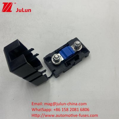 Mini ANL Fuse Holder Fuse Holder untuk Otomotif 23A-200A Inline Bolt 32V 48V 58V untuk Kotak Fuse