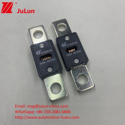 Perlindungan DC EV HEV Fuse Kendaraan Listrik Untuk Jarak Lubang Mobil 51mm EV